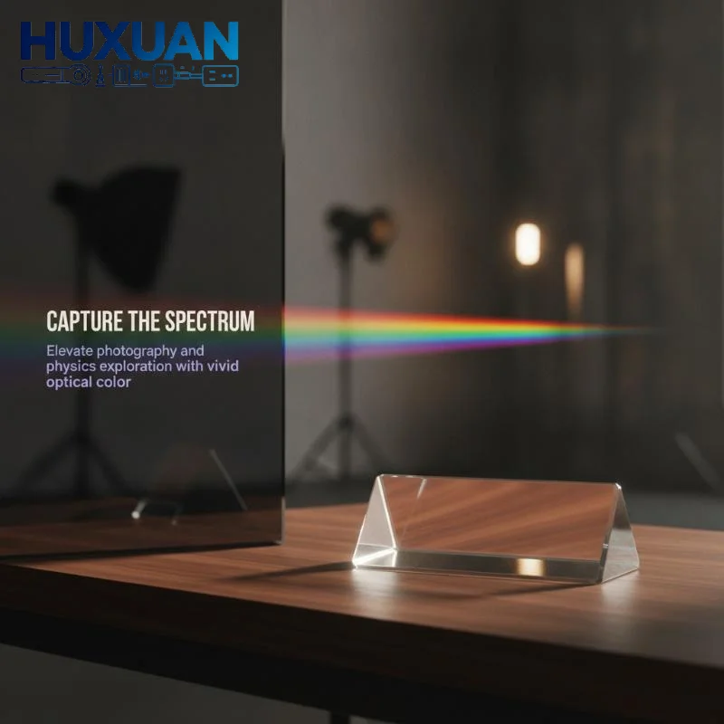 Educational Triangular Prism - Spectral Reflection, Ideal Teaching And Photography Tool, Perfect Gift For Science Enthusiasts