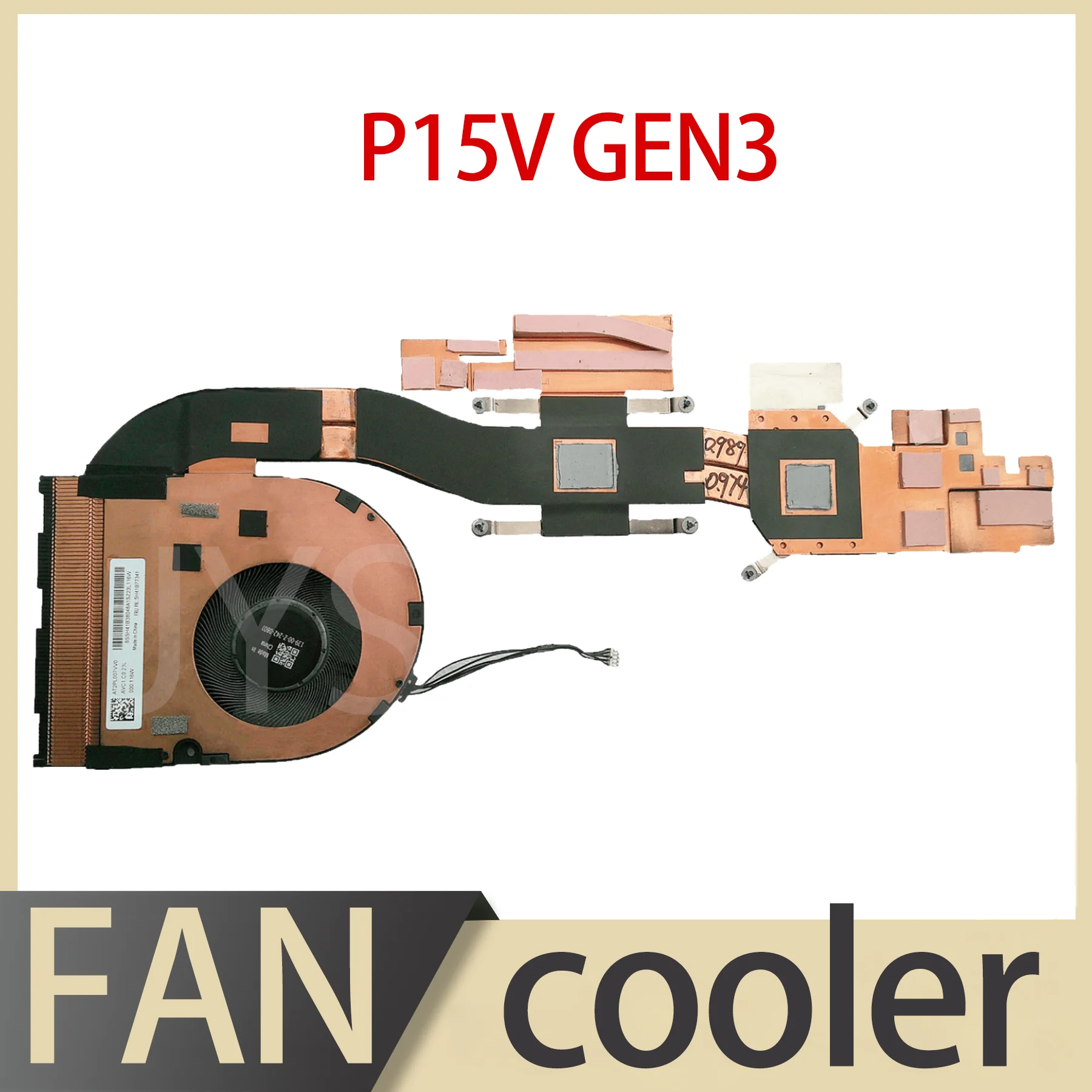 Suitable for Lenovo ThinkPad P15V Gen3 T15P Gen3 21EN 21EM Fan cooling module dedicated graphics card Fan