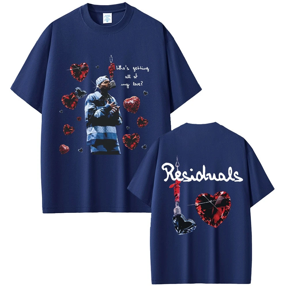 Hot Sale New Chris Brown Breezy Bowl XX Tour 2026 T Shirts Men Women Hip Hop Fashion Cotton Tee Shirt Loose Oversized T-shirts