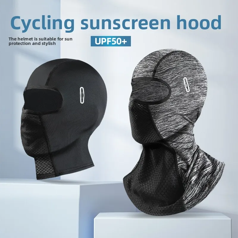 

Men's Ice Silk Headgear for Cycling Hiking, Outdoor Camping Fishing Breathable UV Resistant Windproof and Sun Protection
