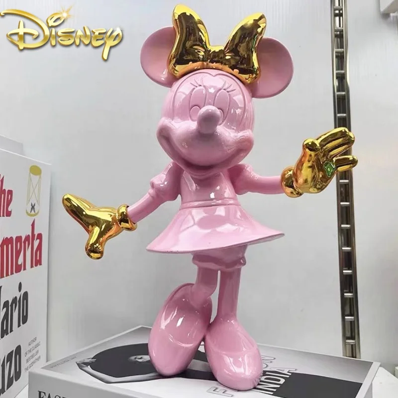 

20/30cm Simple Modern Minnie Mouse Action Figure Resin Statue Collection Dolls Living Room Decorations Fashion Model Toys Gifts