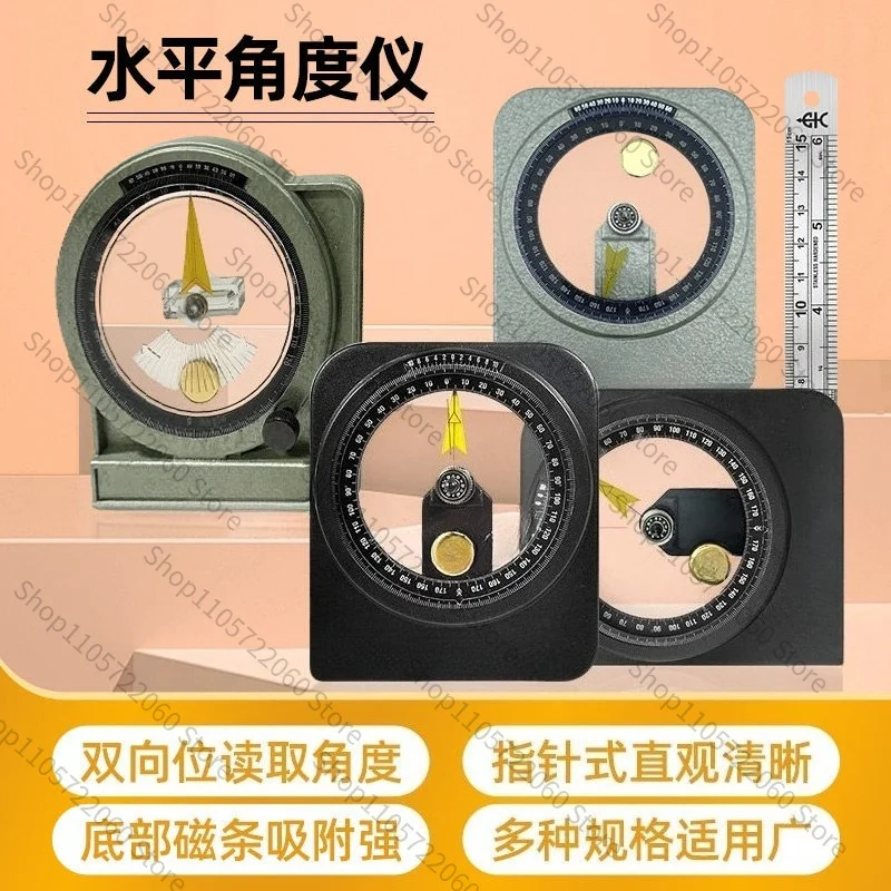 For Taiwan ECE A100 A300 Magnetic Inclinometer Protractor Magnetic Level Angle Gauge with Strong Magnet