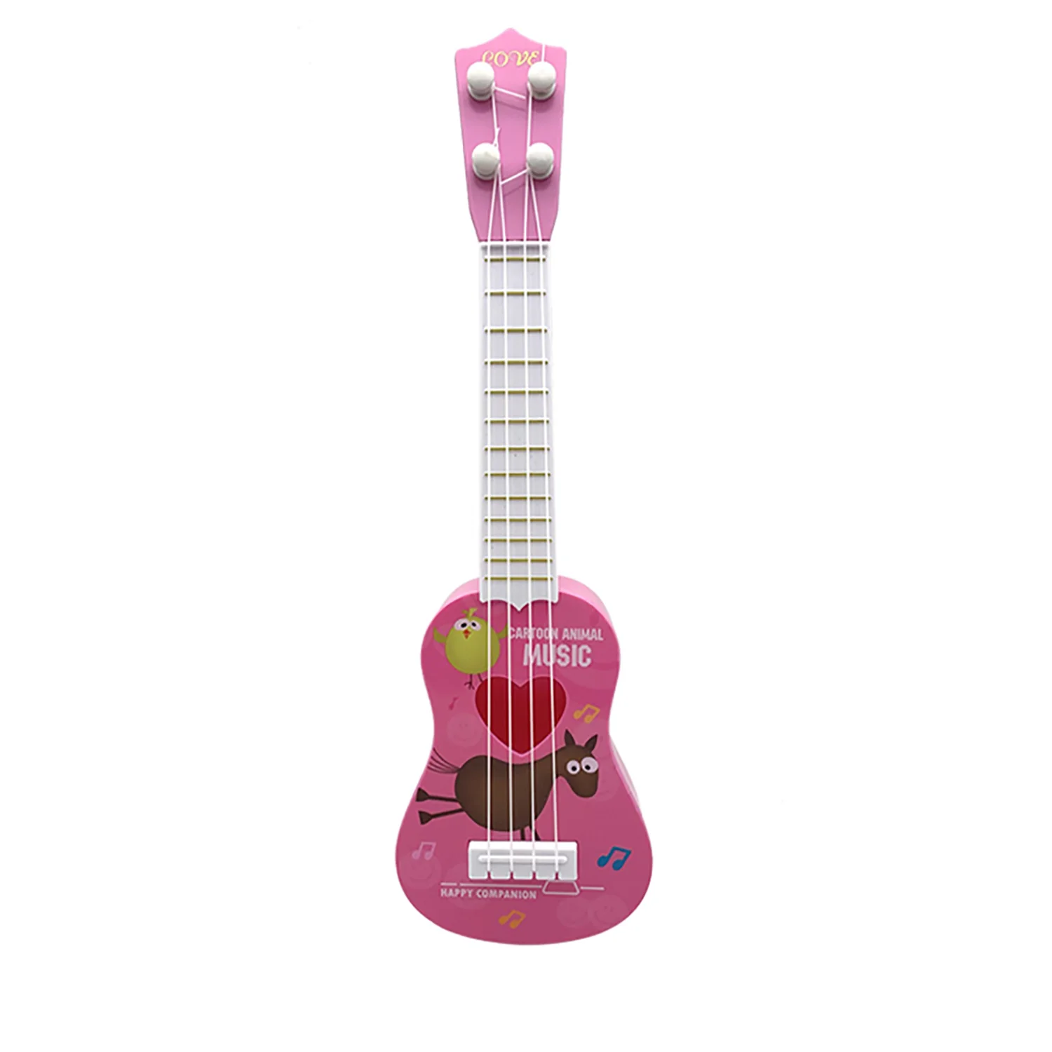 Ukulele bonito para iniciantes, partido favor, instrumento musical educativo, brinquedo para crianças adultos e estudantes, 12,5"