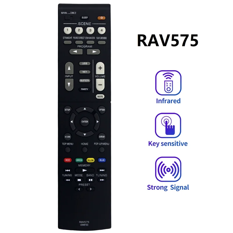التحكم عن بعد ABS التحكم عن بعد RAV575 ل RXV6A TSR700 TSR-700 TSR 700 نظام الاستقبال RX-V6A TSR-700 VDM87000-PZZW