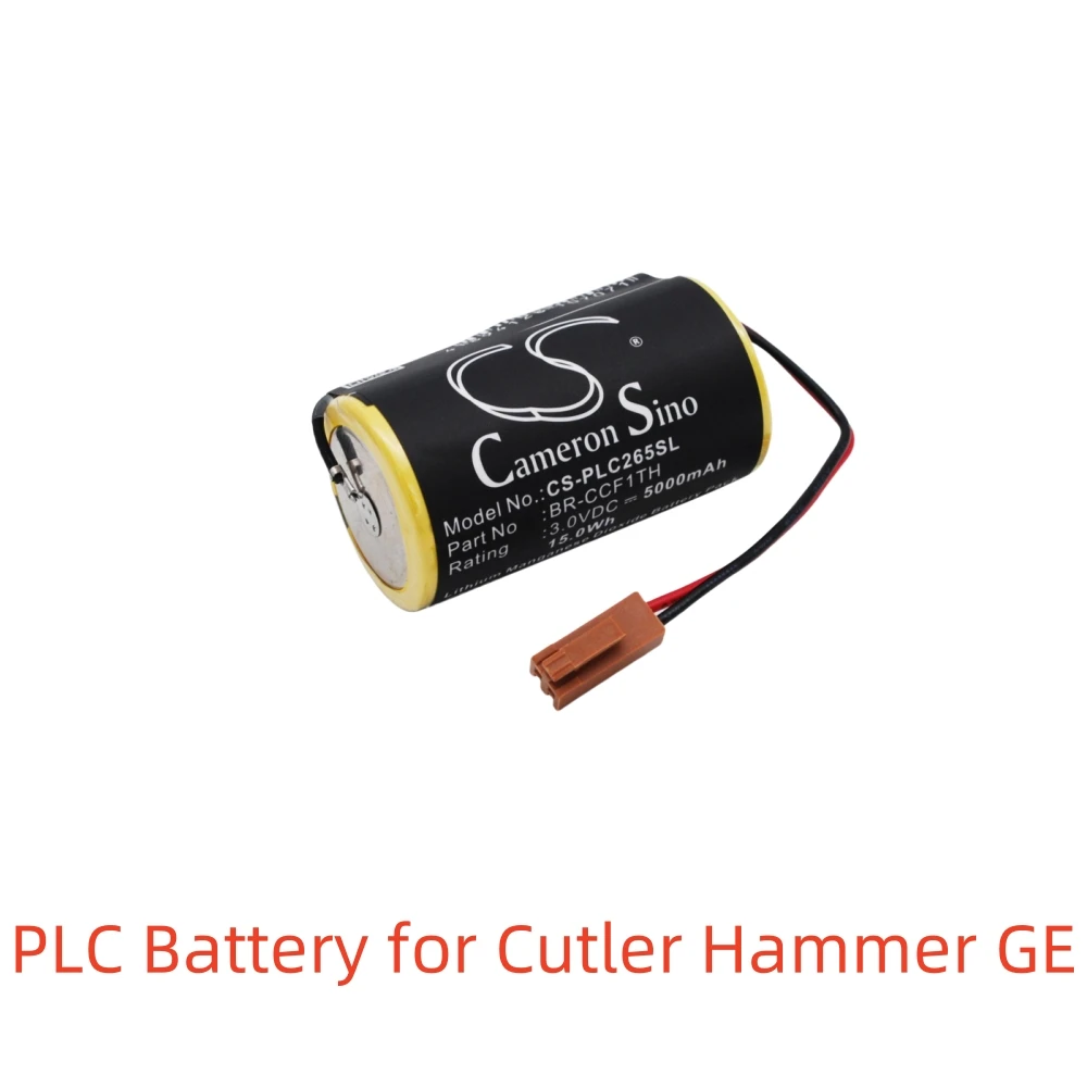 Li-MnO2 PLC Battery for Cutler Hammer GE,3.0V,5000mAh,A20B-0130-K106 Fanuc CNC 16i Fanuc CNC 18i,A98L-0031-0007 BR26500 C52010