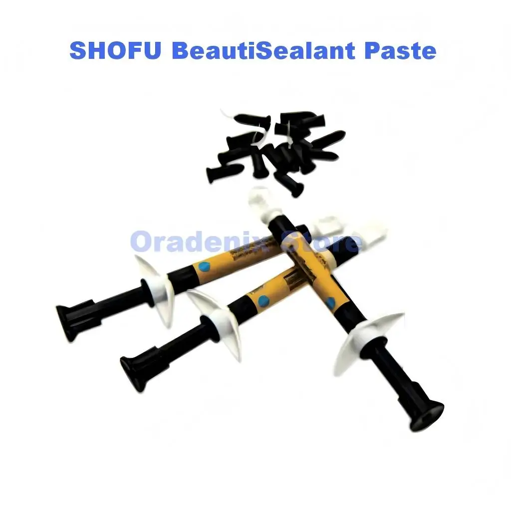 

SHOFU BeautiSealant Bioactive Pit Fissure Sealant S-PRG Giomer Technology BPA-Free & HEMA-Free 3-Syringe Paste Pack 1.2g