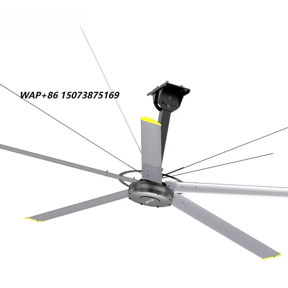 Big Size HVLS Ceiling Fanwith IE4 PMSM Motor Big Industrial Fan