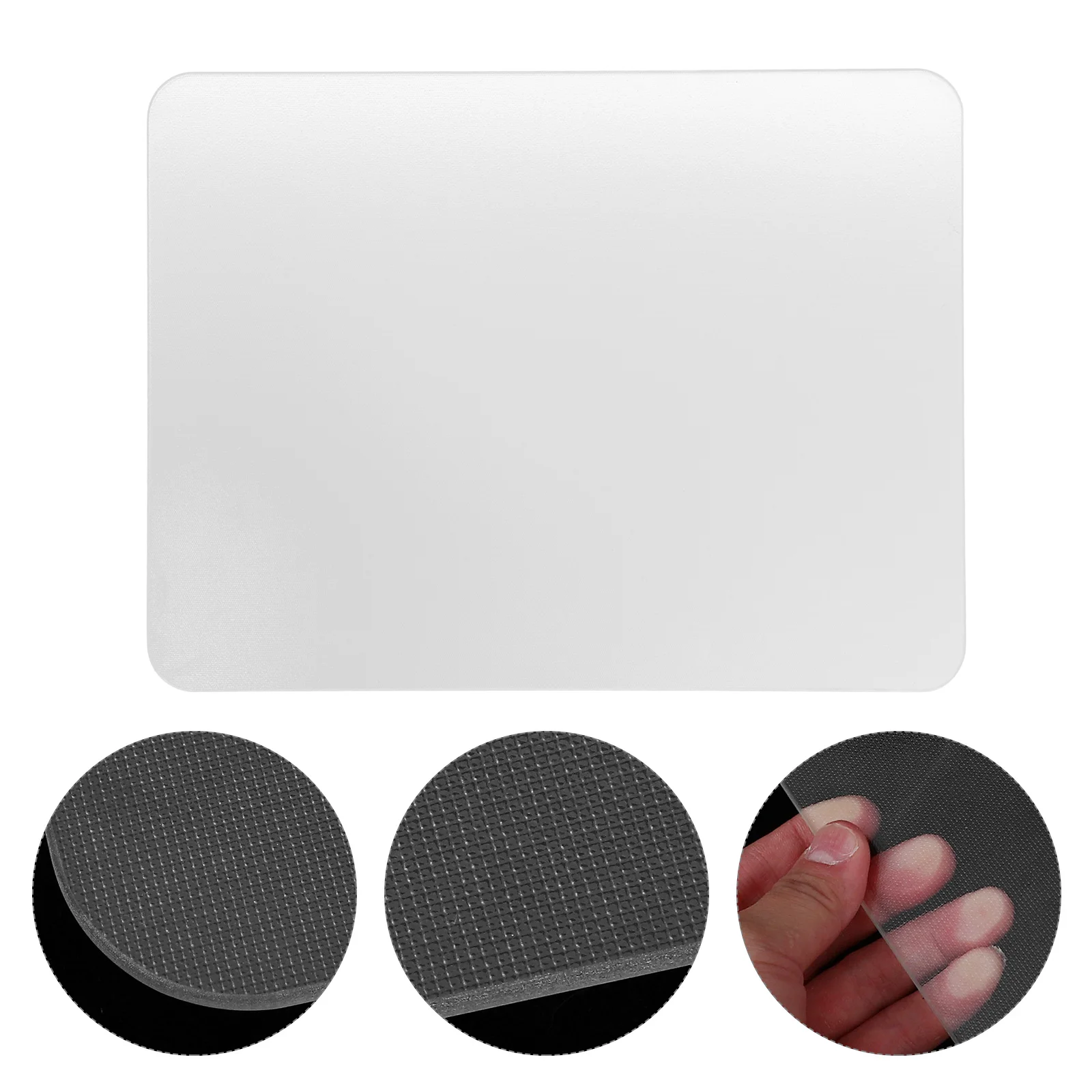 

Clear Glass Pad for Gaming Office Clear Desk Pad Desktop Smooth Easy Clean Stable Replacement Mat Decor Pads