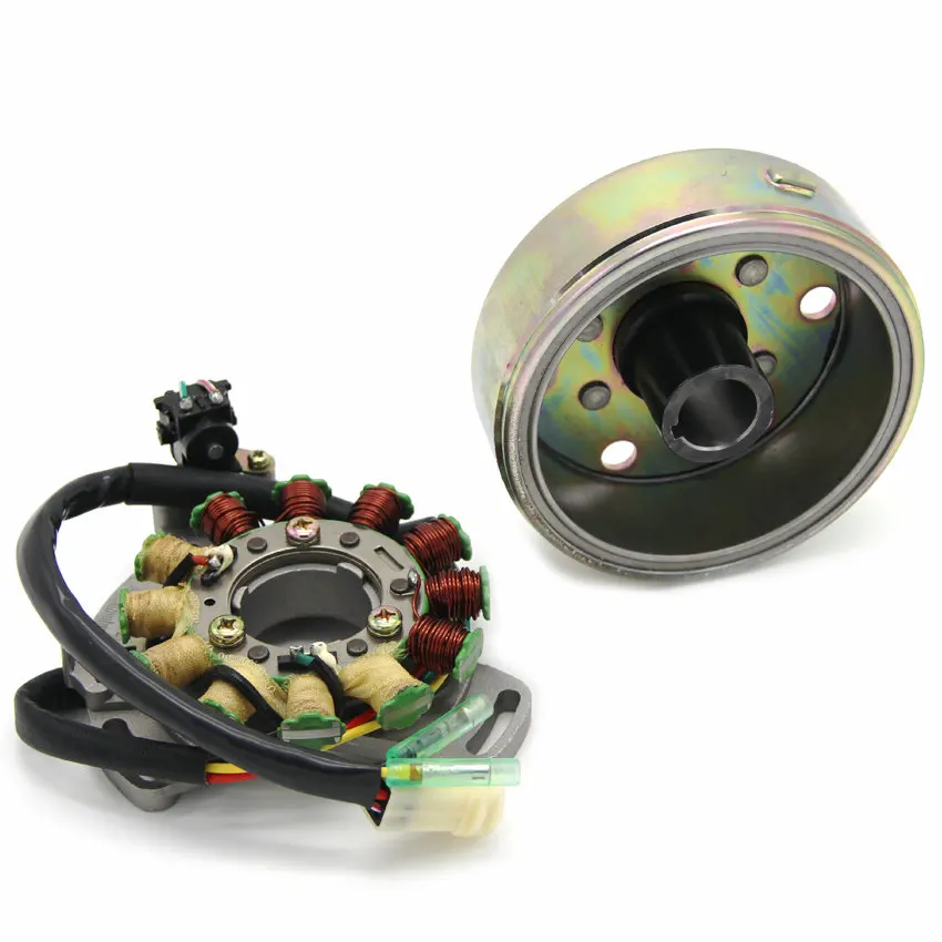 Stator Magneto Flywheel Rotor Assembly For Yamaha Banshee 350 YFZ350 1987‑1994 ATV Generator Stator Flywheel Kit Spare Parts