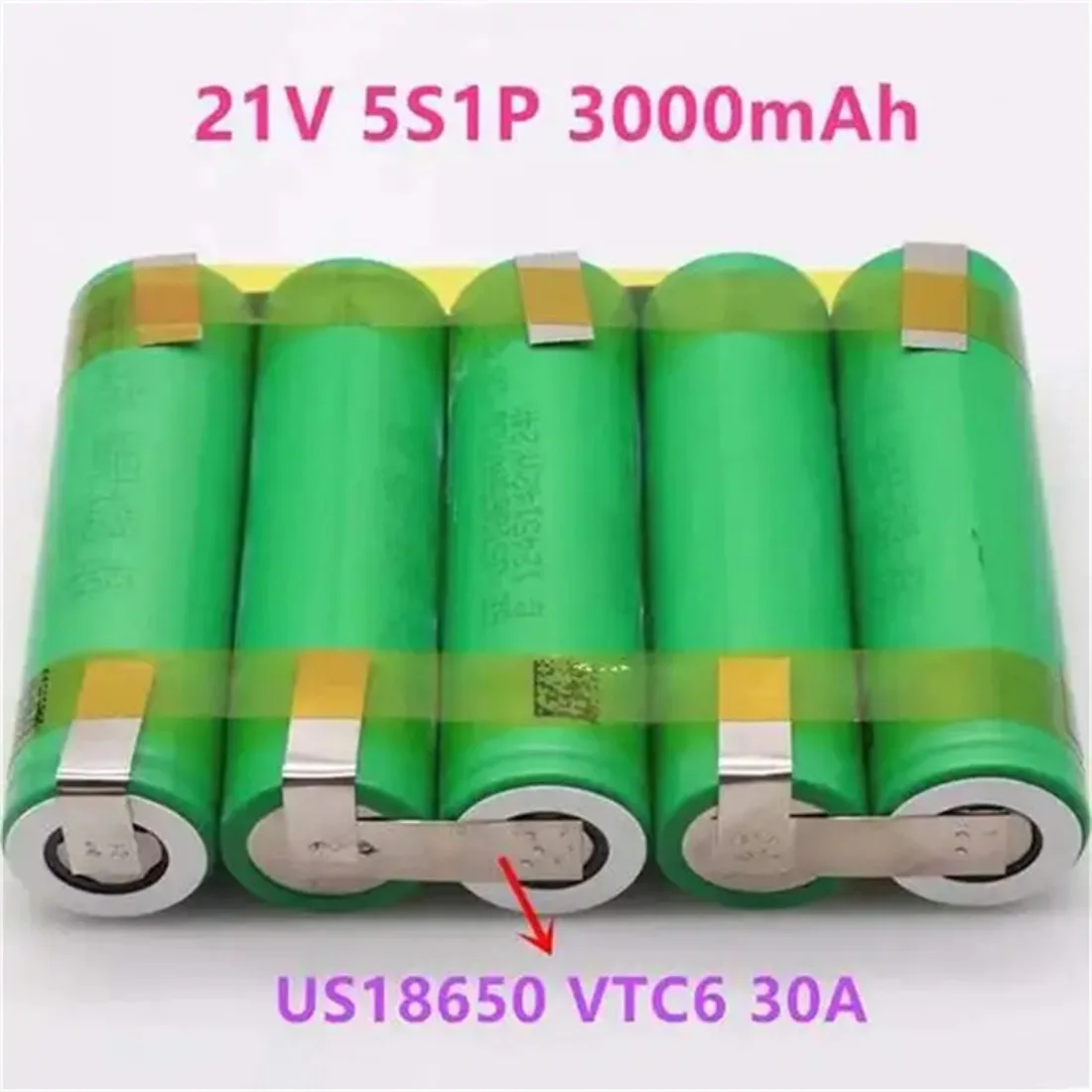 Original battery 18650 VTC6 3S1P-5S2P 3000-6000 mAh high capacity customizable for screwdriver welding batteries