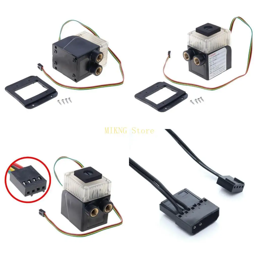 

1Pc CPU Water Cooling MTB-300 12v for DC Ultra-Quiet Water 450L/H for CPU Liquid Cooling best sale