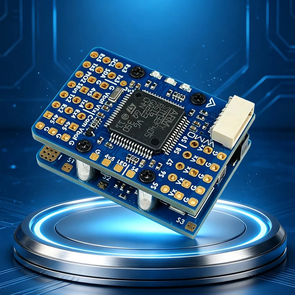   Matek Mateksys F405-WMO Flugcontroller mit integriertem OSD, Blackbox-Barometer und STM32 F405RGT6 ICM42688P für RC FPV Flugzeuge mit festen Flügeln