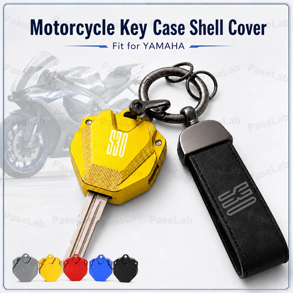 

Motorcycle CNC Key Cover Cap Creative Products Keys Case Shell For Yamaha TMAX500 TMAX530 TMAX 500 530 XT660 Accessories