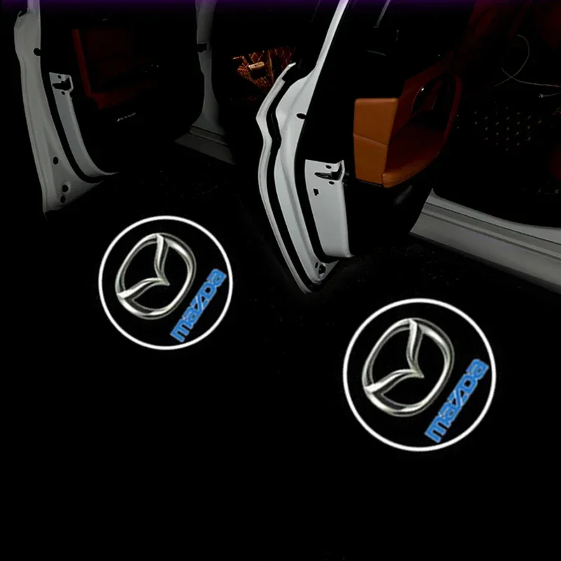 

2PCS Car Door Projector Lamps LED Welcome Shadow Light for MAZDA 6 MAZDA 3 MAZDA 2 CX7 CX5 Atenza CX30 RX8 RX7 Mx3 Mx5 Speed Cx9