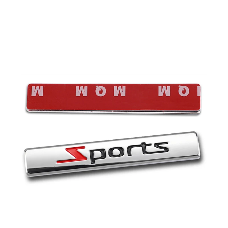 1Pcs Sport VIP Car Emblem Badge Sticker For Audi Sline A1 A3 A4 A5 A6 A7 A8 B8 B9 B6 C6 Q2 Q3 Q5 Q7 Q8 TT S3 S4 S7 S8 RS5 RS6