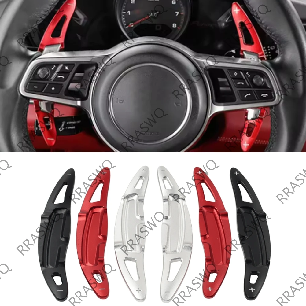 

Накладки-удлинители на подрулевые лепестки переключения передач для Porsche Macan 2022-2023, Panamera 2021-2023, 911 2020-2023