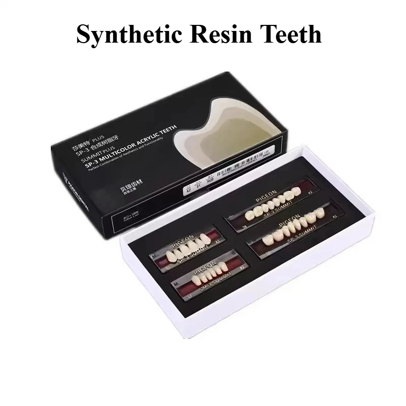 Dental Synthetic Resin Denture False Tooth Models Fill Gaps Plastic Steel Teeth Dentistry Laboratory Oral Restoration Materials