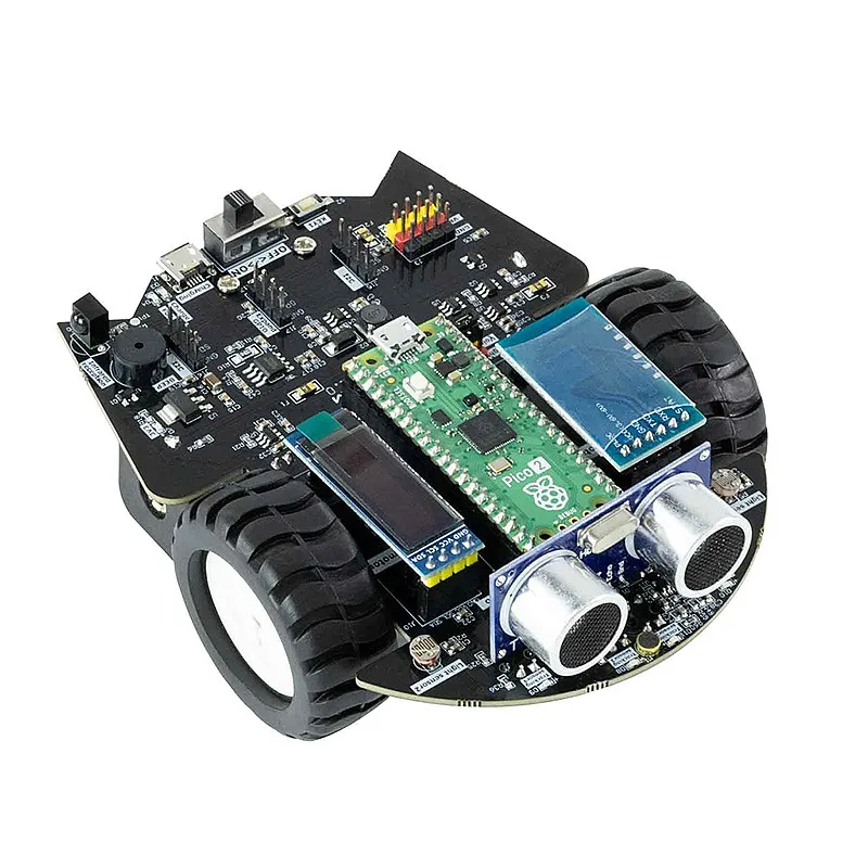 Yahbooms cost-effective STEM education cute robot car, suitable for programming beginners, designed for Raspberry Pi Pico2