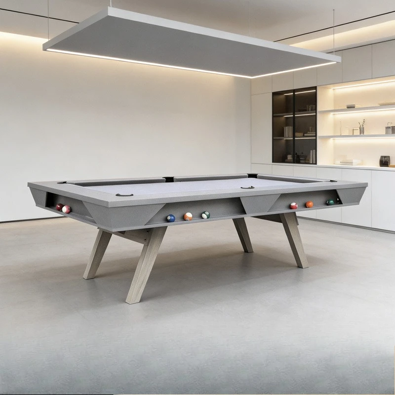 Solid wood pool table Standard household adult indoor nine balls black eight marble multi-functional
