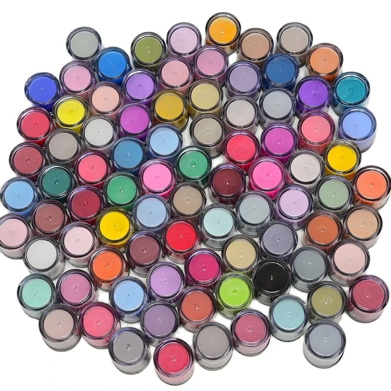 10/20/30/40/50/60/90pcs Acrylic Powder Carving Pigment Nail Polymer Tip Extension Crystal Powder Manicure Nail Accessories