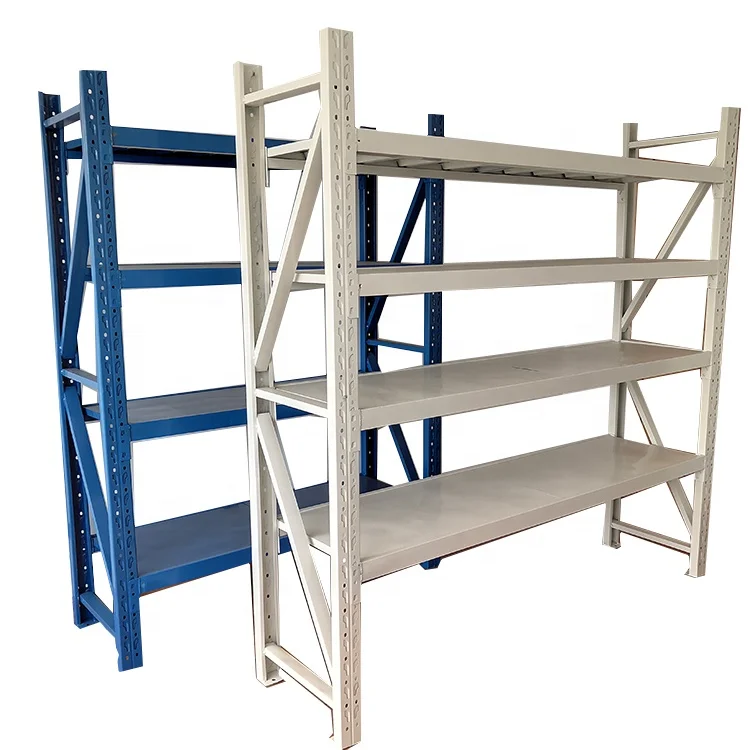 Industrial Steel 5 Layer Selective Pallet Rack Bolt Long Span Corrosion Protection Garage Shelving