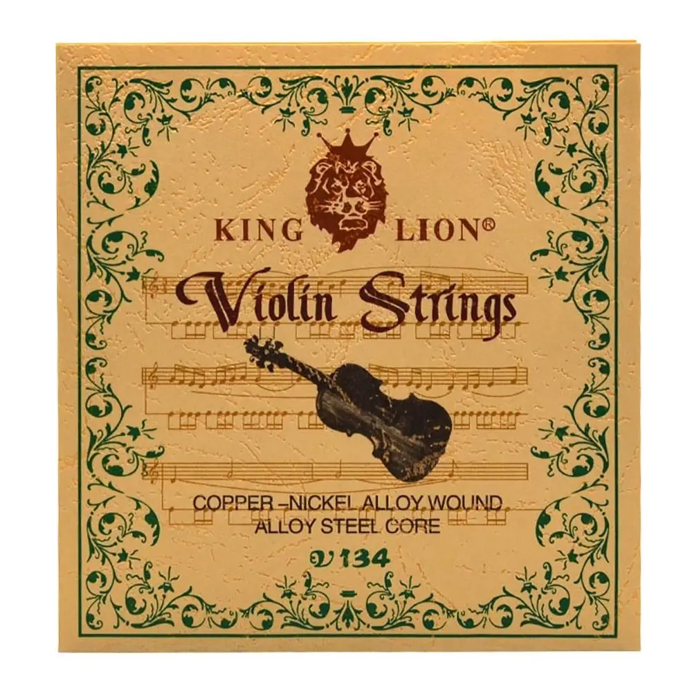 Professional Instrument Supplies Violin Strings Set Universal Copper Nickel Violin Fiddle String Spare Parts Violin Parts