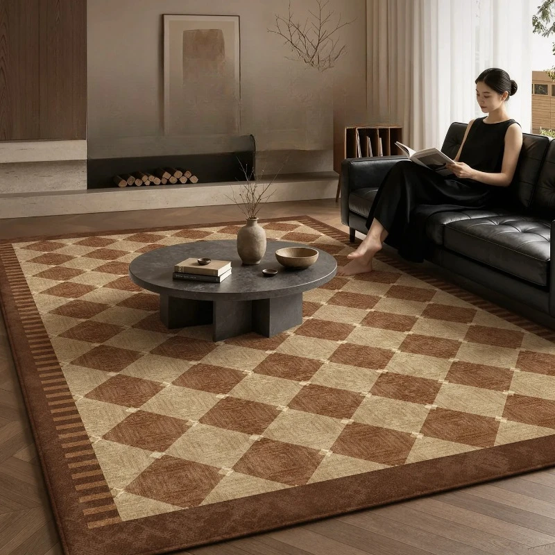 Minimalist Modern Carpet Living Room Sofa Coffee Table Aesthetic Custom Rugs Tapisseries Soft Fluffy Alfombrillas Home Supplies
