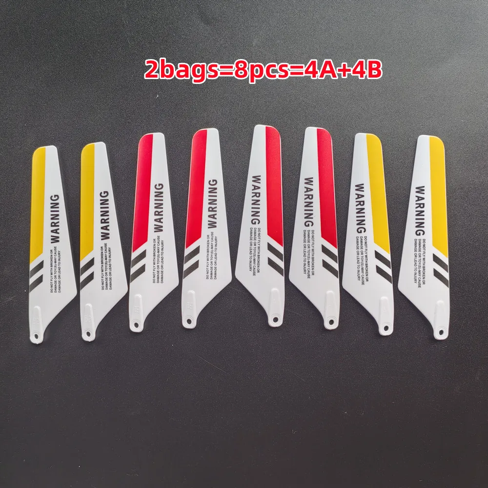 5 renkler SYMA S107 S107C S107G S108G S109G 9CM uzunluk ana bıçakları pervane 3.5CH Mini RC helikopter yedek parçaları aksesuarları