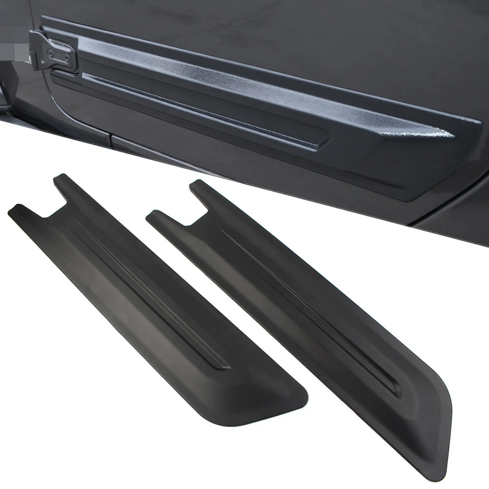 

2x Car Side Door Body Molding Anti-Scratch Guard Cover Accessories For Jeep Wrangler JL 2 Door 2018 2019 2020 2021