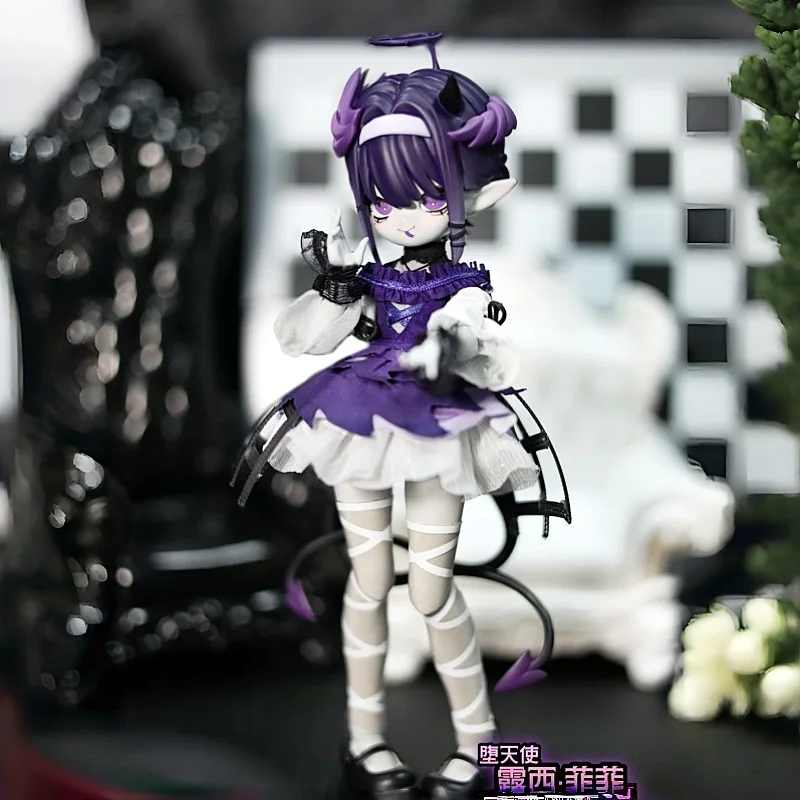 Nuovo Cooze 1/8 Bjd Corna del Diavolo Cieco Scatola Squisita Bambola Mobile Ornamento Giocattoli Mobilità Comune Creativo Desktop Collezione Regalo