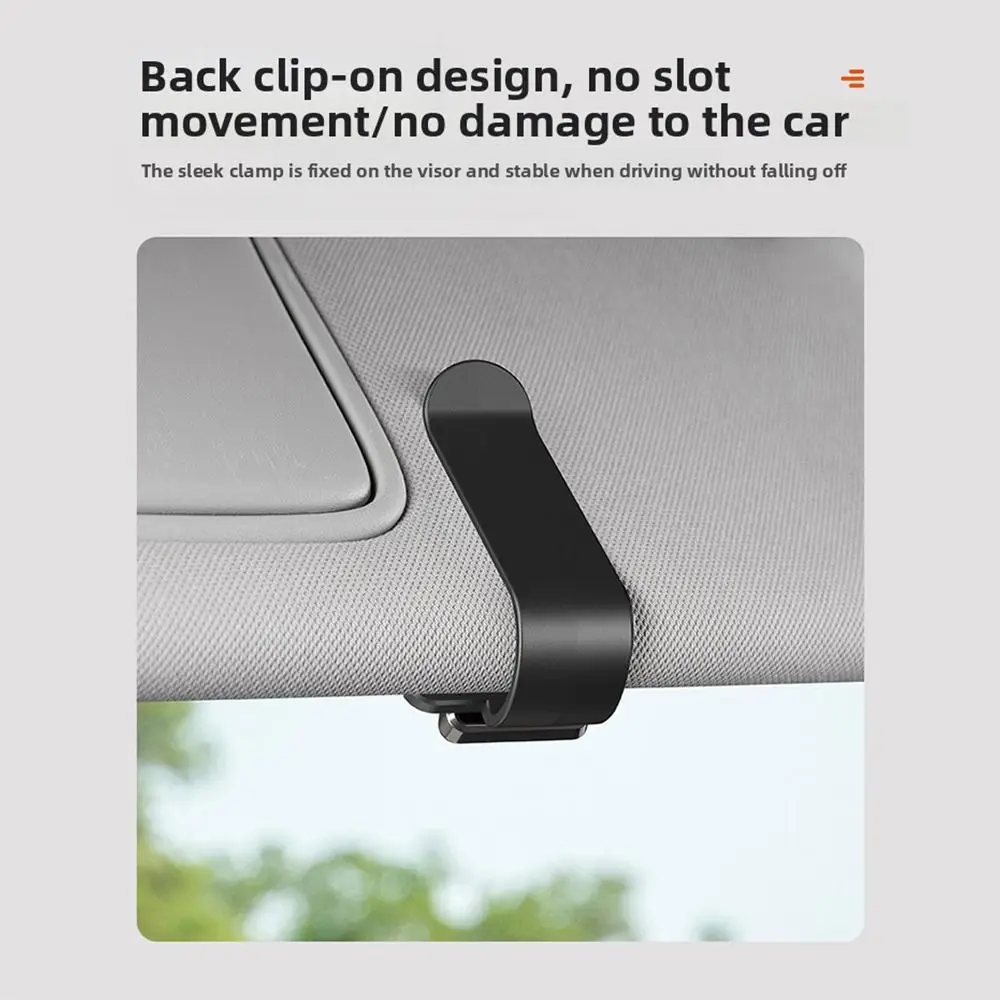 Metal Buckle Sunglasses Holder Premium Convenient Sunglasses Clip Scratch-resistant Anti-aging Sun Visor Glasses Clip