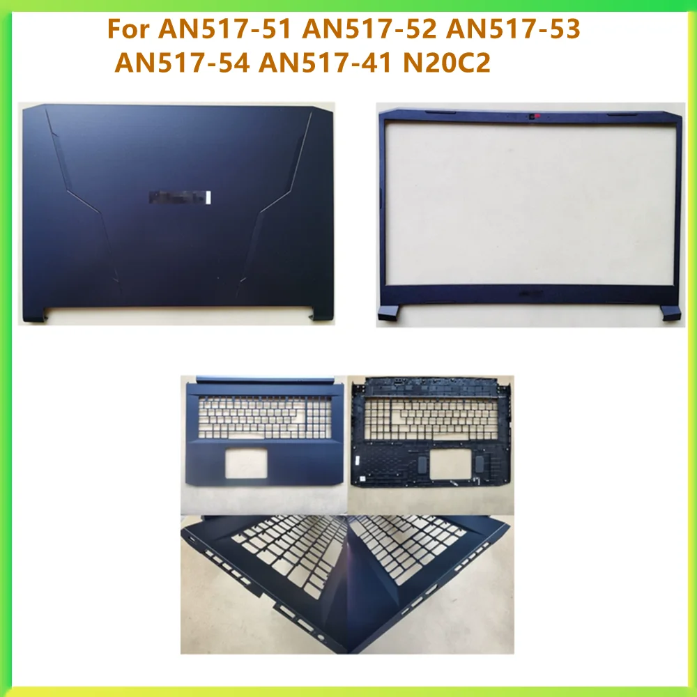 

New LCD Back Bezel Front Frame Palmrest Upper Bottom Cover Case For Acer AN517-51 AN517-52 AN517-53 AN517-54 AN517-41 N20C2