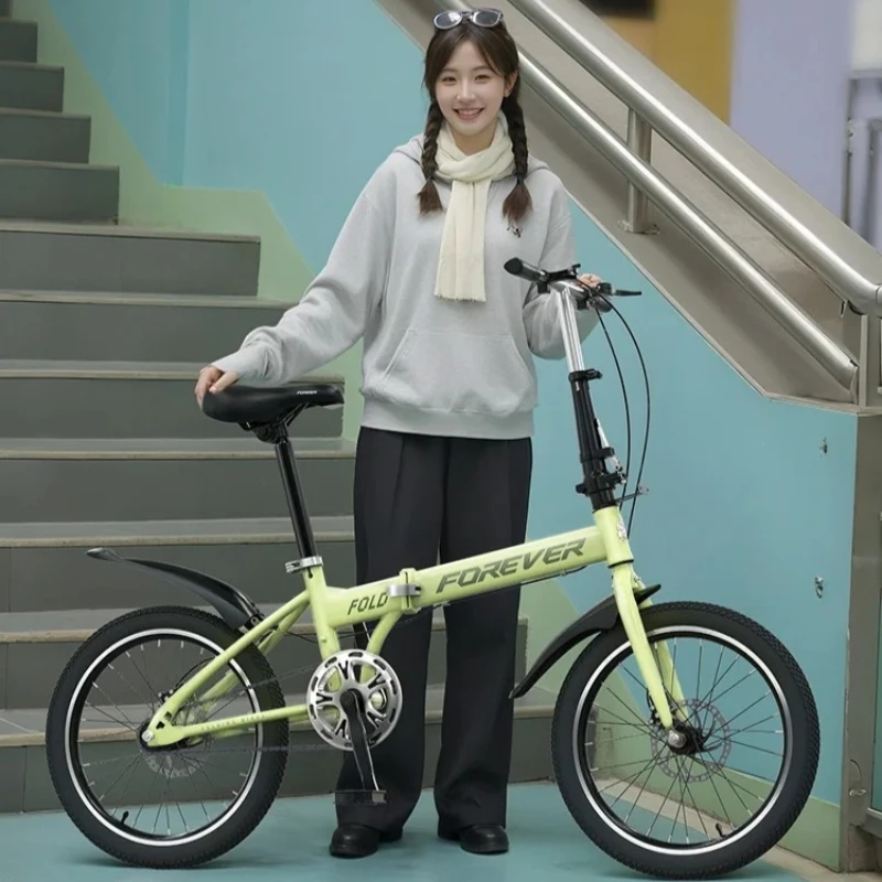 دراجة قابلة للطي، دراجة قابلة للطي، خفيفة الوزن، محمولة للسفر، عجلات 20 بوصة، إطار من الألومنيوم، سريعة الطي، سهلة الحمل