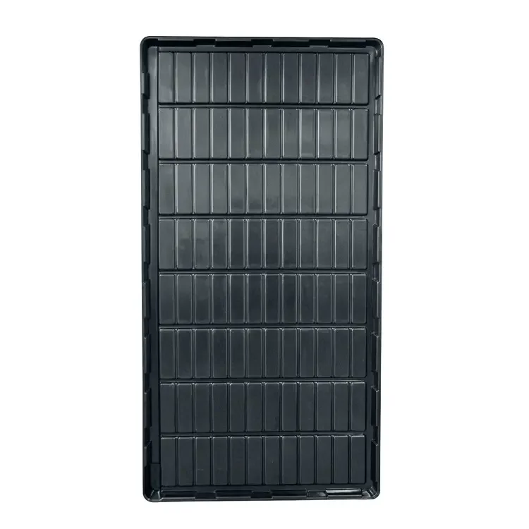 4×8 グローイングトレイ 土を使わない栽培 種子繁殖トレイ ブラック カスタムOEM品 時間別梱包 色