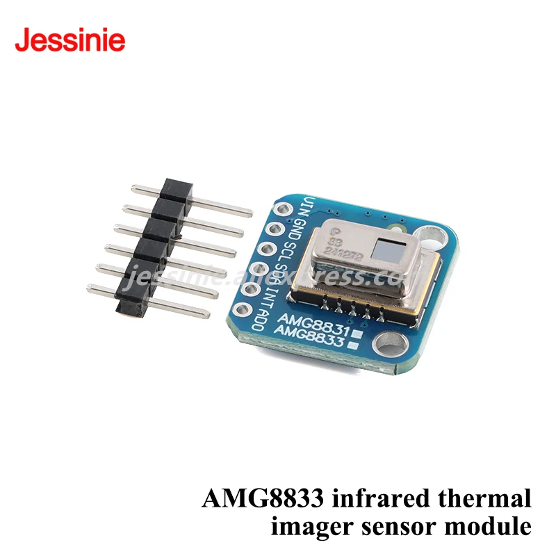 

AMG8833 Модуль датчика инфракрасного тепловизора IR 8x8 Инфракрасный тепловизионный датчик измерения температуры для Raspberry Pi