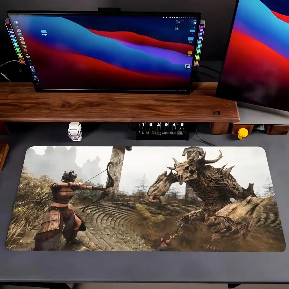 Conan Exiles Mouse Pad Cartoon Lockedge Large Gaming Pad Computer Gamer Keyboard Mouse Mat Desk Mousepad for PC Desk Pad