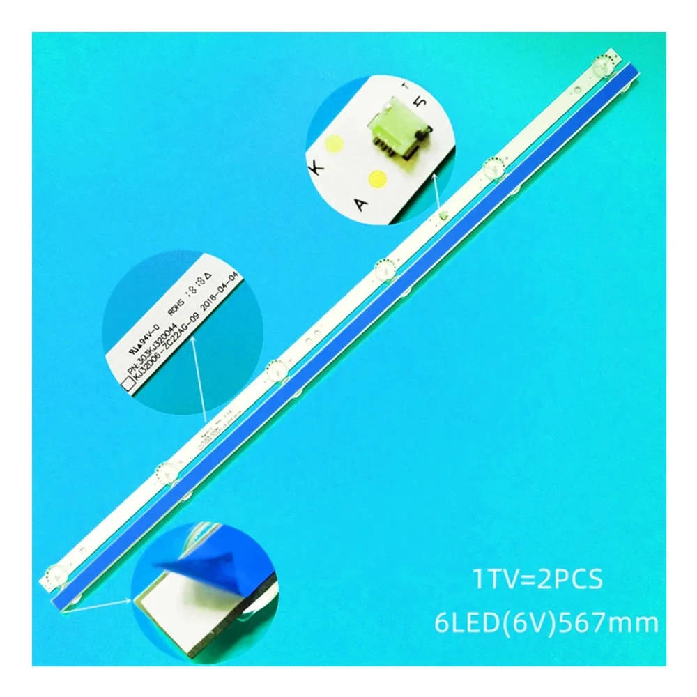 LED Backlight strip For 32LH0202 32HH1830 DEXP H32D7000M ERISSON 32LM8000T2 32LES50T2SM 32LES81TSM LE32K6000S LE32K6500SA