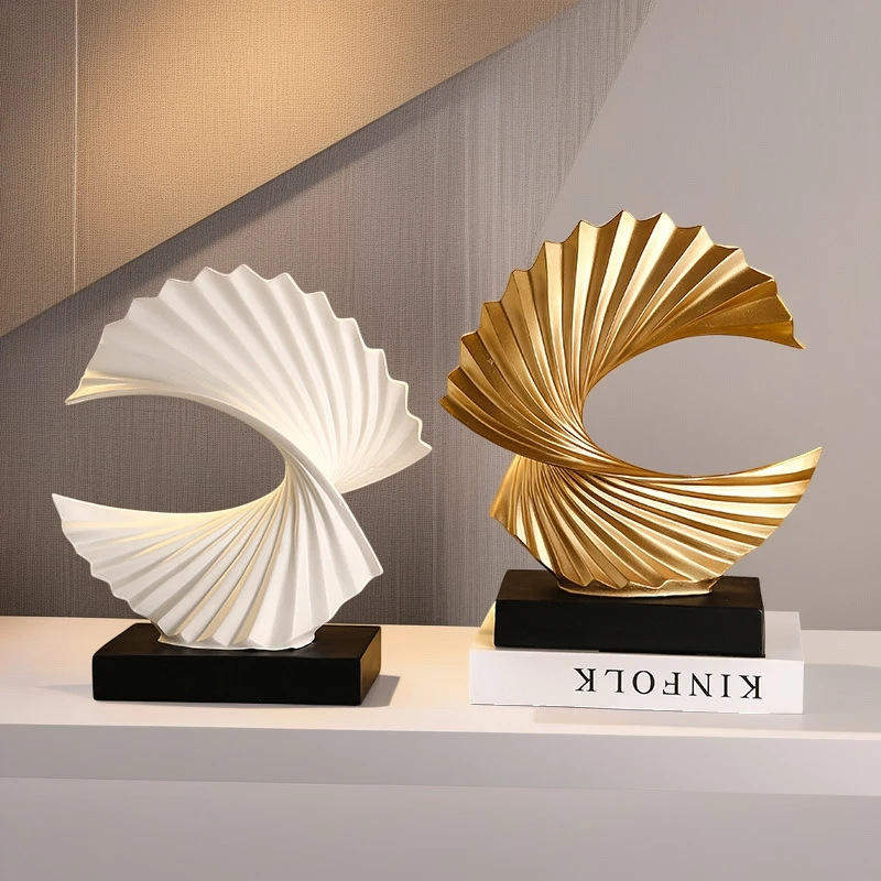 Modern Creative Home Decor Sculpture For Living Room TV Stand, Minimal Luxury Hall Accent For Office Desk, Perfect Gift For Her