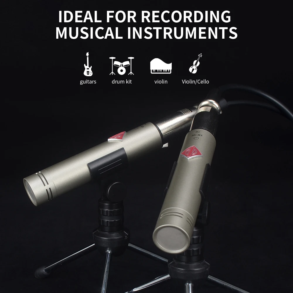 KM184 Instrument Microphone KM184 miniature microphone SMALL DIAPHRAGM CONDENSER MICROPHONES