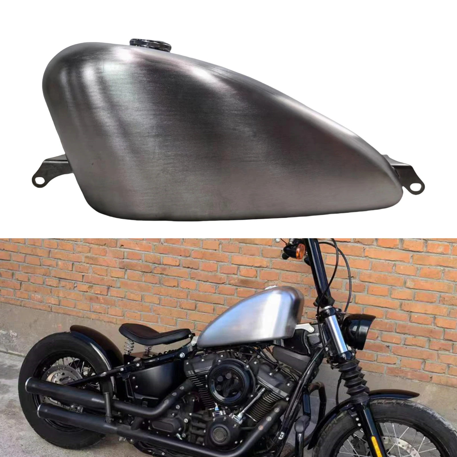 Motorcycle 18L Petrol Fuel Tank Box For Harley Davidson Street Bob FXBB 2019-2024