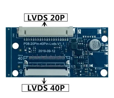 7-inch 8-inch and 10-inch LED LCD Display Screens with TTL RGB to LVDS Interface Driver Adapter Board