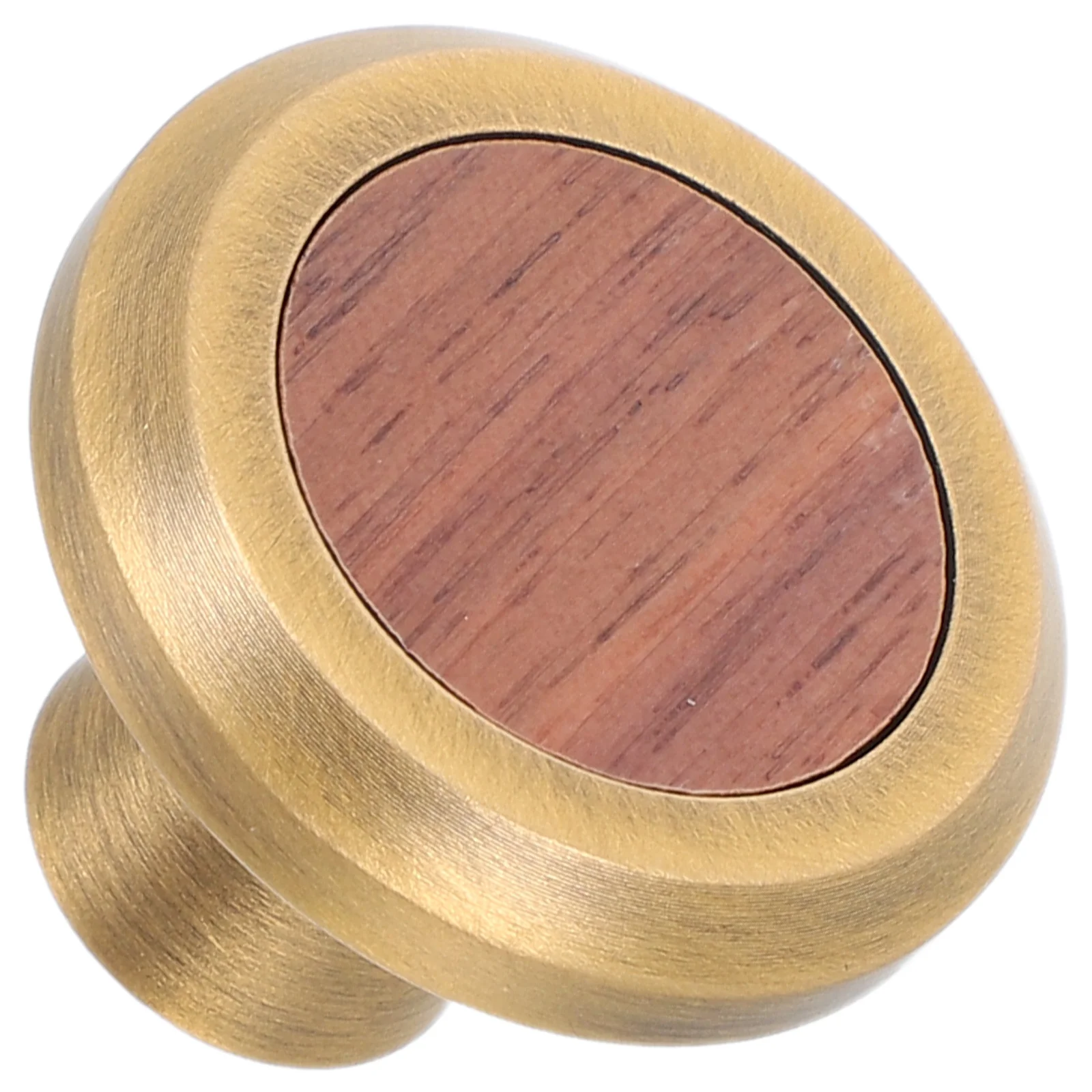 

Modern French Single Hole Cabinet Door Pull Handle Wood Brass Decorative Drawer Wardrobe Furniture Hardware Drawer Knobs