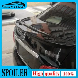 For 2007-2011 Nissan Sentra SYLPHY Spoiler BlueBird 2008 2009 2010 ABS Material Car Rear Wing Primer Color Trunk Rear Spoiler