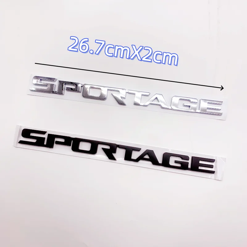 1 Piece Of 3D ABS Sports Logo Sticker Suitable For Car Trunk Emblem Bumper Emblem Sticker Design Car Accessories 5