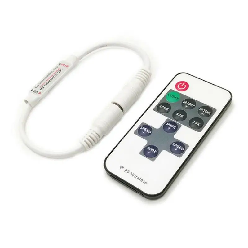 1Set Brightness Adjustment Dimming 12V 24V RF Remote LED Controller For LED Strip Neon Light 5050/2835/COB 85 * 40 * 6mm