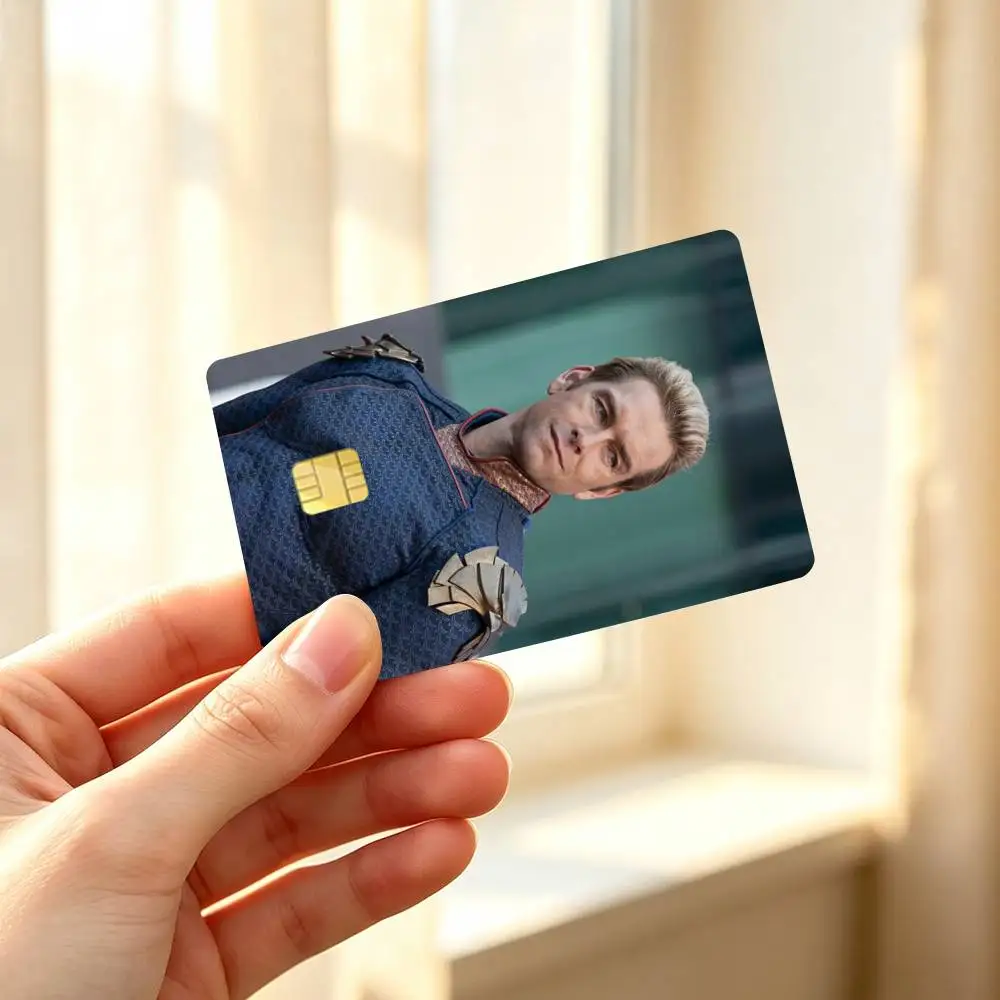 The h-Homelander The Boys Credit Card HD Stickers Premium matte film effectively prevents fingerprints and daily abrasion.
