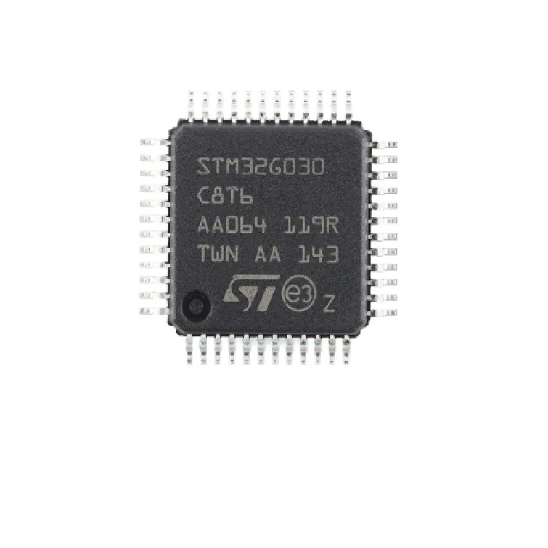 LQFP-48 LQFP ARM Cortex-M0 + 32 비트 마이크로 컨트롤러-MCU, STM32G030, STM32G030C8, STM32G030C8T6, 2 개, 10 개, 50 개, 100 개