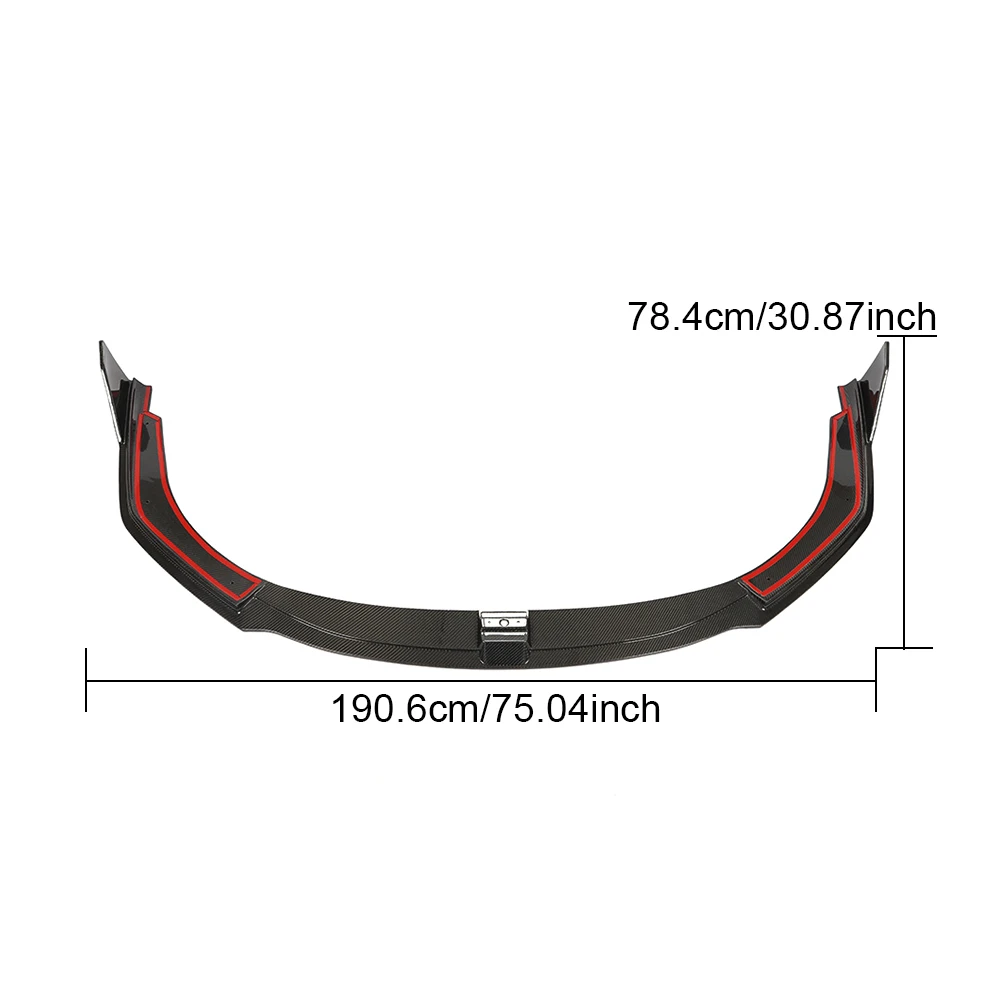 

Carbon Fiber Front Bumper Lip Spoiler For Lamborghini Huracan Performante Coupe 2-Door 17-19