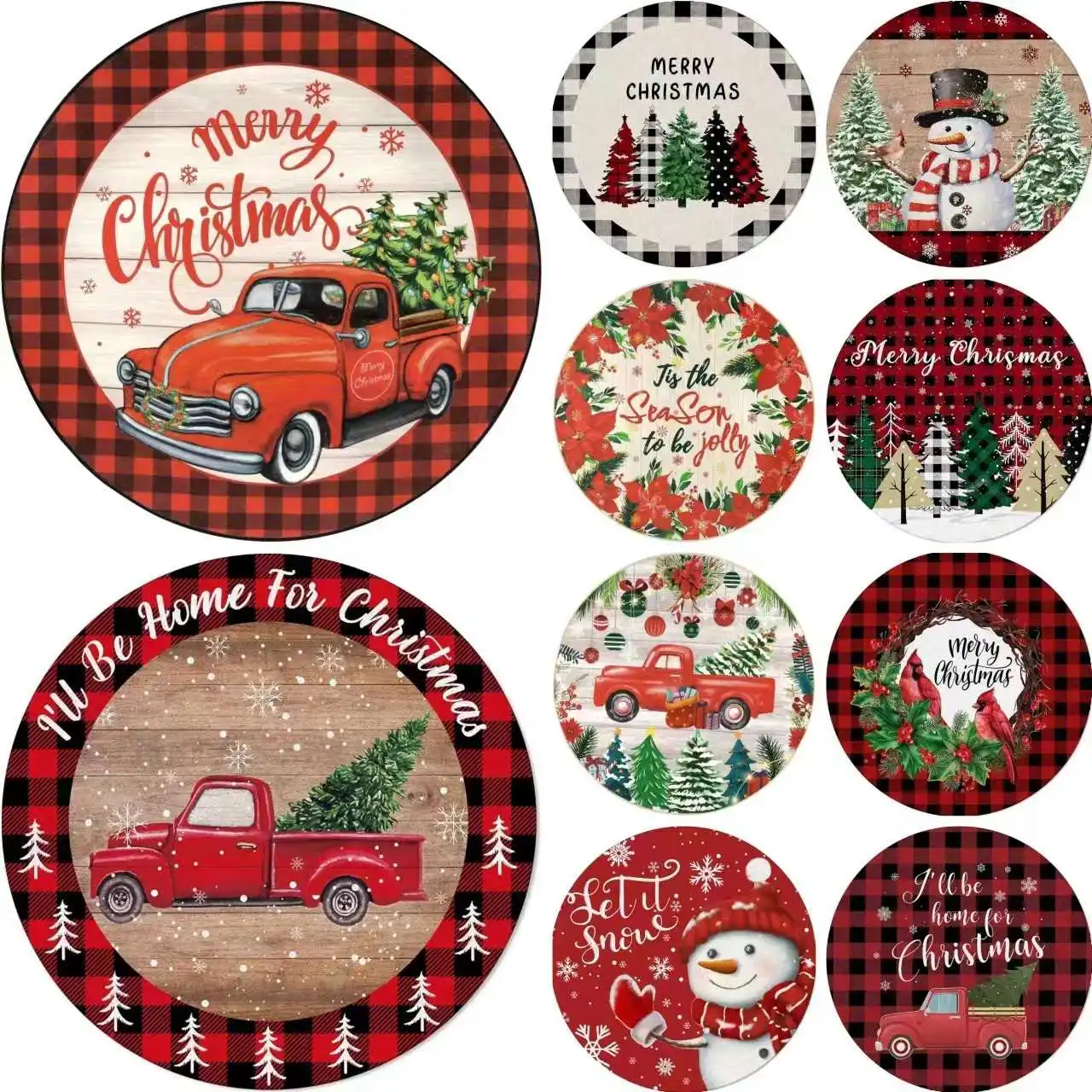 

Creative round Sofa Living Room Carpet New Cisas Pad Home Use Floor Mat Plant Floral Pattern Large Size Women's Coat