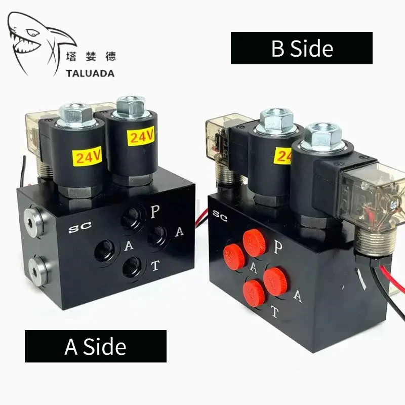 Universaial Electronically Controlled Front-End Attachment For Excavator Double Solenoid Valves Hydraulic Breaker Valve HOTSALE